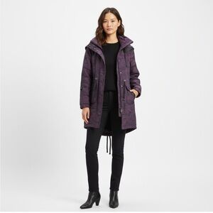 Blanc Noir Women's Purple Utility Jacket